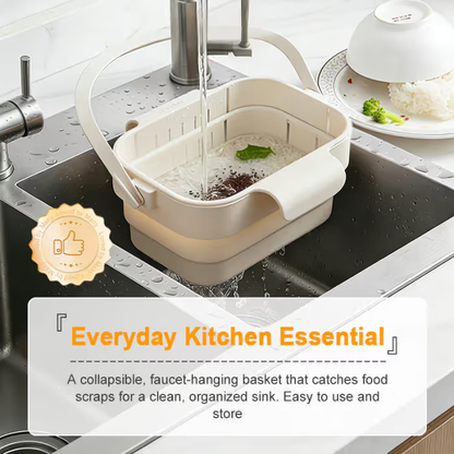 🎁2026 New Arrivals 50% OFF🍅Collapsible Faucet-Hanging Sink Strainer Basket