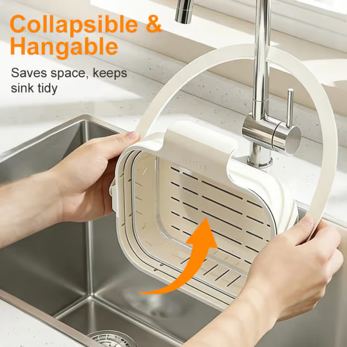 🎁2026 New Arrivals 50% OFF🍅Collapsible Faucet-Hanging Sink Strainer Basket