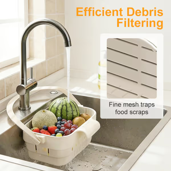 🎁2026 New Arrivals 50% OFF🍅Collapsible Faucet-Hanging Sink Strainer Basket
