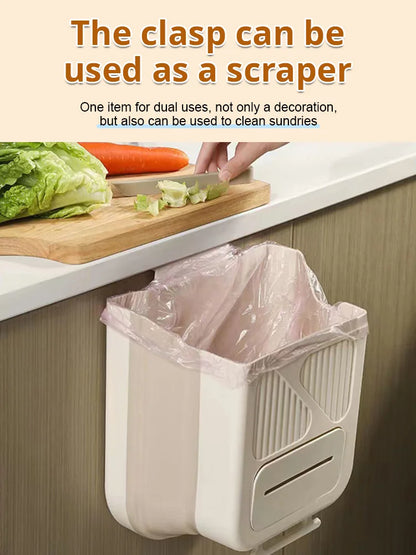 🎁2026 New Arrivals 50% OFF💥Folding Hanging Kitchen Waste Trash Can🗑️