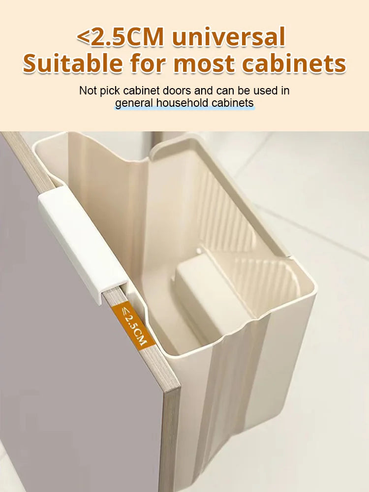 🎁2026 New Arrivals 50% OFF💥Folding Hanging Kitchen Waste Trash Can🗑️
